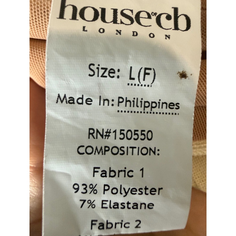 House of CB Robina Honeyflower Floral Maxi Dress L Fuller Cup Romantic Mesh Gown - Picture 8 of 11